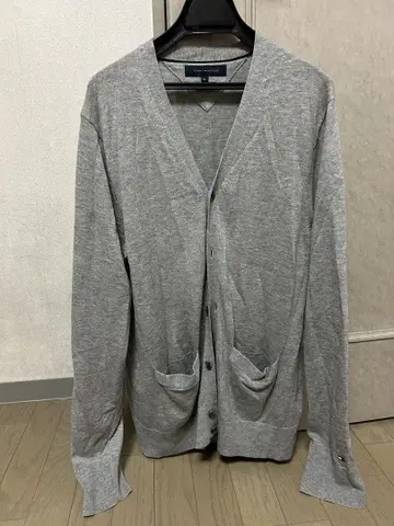 TOMMY HILFIGER 그레이 가디건 XL