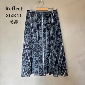 새상품급 Reflect 리플렉트 섀도우 플라워 프린트 플레어 스커트 11