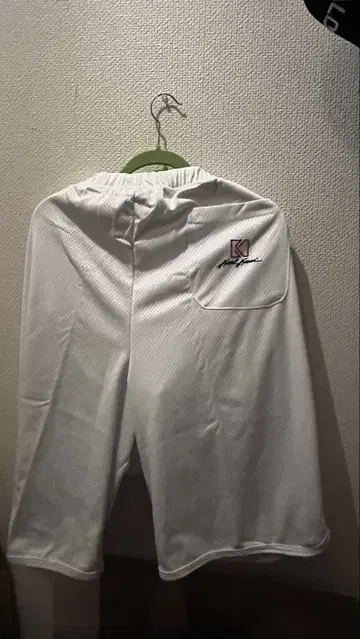 칼 카니 메쉬 숏팬츠 화이트