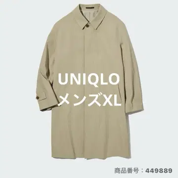UNIQLO 유니클로 남성용 스텐카라 코트 베이지 XL