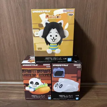 UNDERTALE 피규어 테미, 샌즈, 나프스타브룩 3종 세트