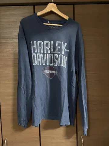 HARLEY-DAVIDSON 롱 슬리브 T셔츠 네이비