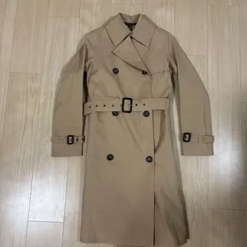 MACKINTOSH 매킨토시 고무 코팅 트렌치코트 체크 안감