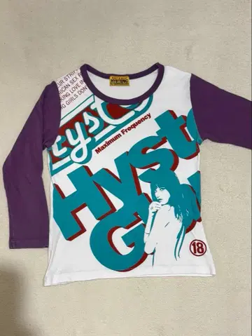 HYSTERIC 긴팔 T셔츠