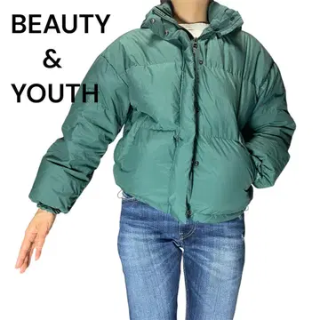 새상품급 UNITED ARROWS 다운 자켓 다운 90% 발수 가공 있음