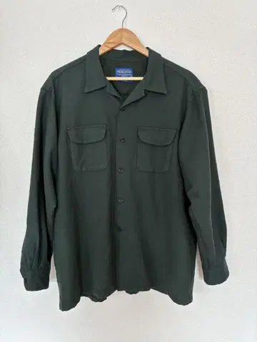 PENDLETON 다크 그린 긴팔 셔츠 L