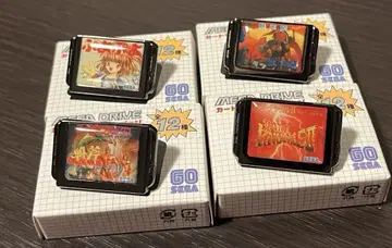 메가 드라이브 카트리지형 핀 배지 뿌요뿌요 수왕기 골든 악스