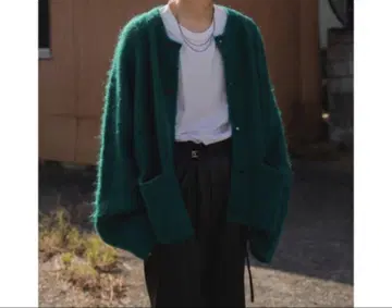 stein 20aw kid mohair cardigan