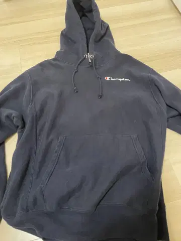 Champion Reverse Weave 후드티 M 네이비