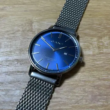 GANT 블루 메쉬 손목시계
