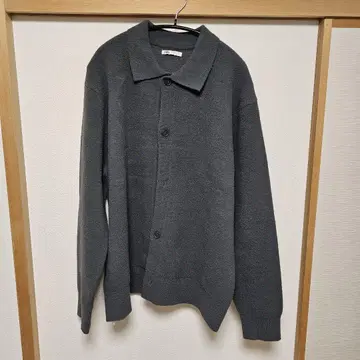 새상품 ZARA 그레이 버튼업 니트 스웨터