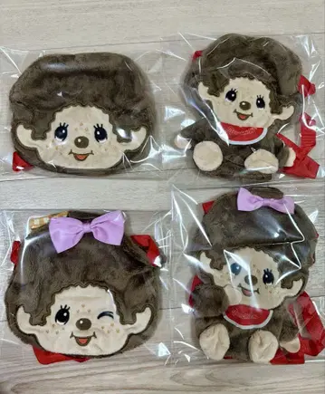 몬치치 가챠 유메야 봉제 인형 미니백 컴프