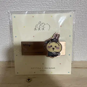 치이카와 (먼작귀) 대륙 한정판 Heytea 콜라보 금속 명찰 배지 토끼