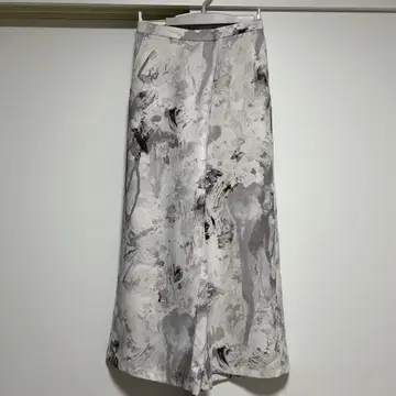 UNITED TOKYO 마블 패턴 와이드 팬츠