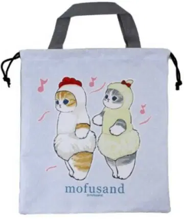 모프 샌드 대만 한정판 닭냥이 모프 샌드 복조리 토트백