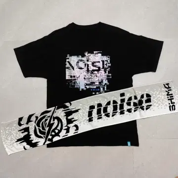 시마(우라시마사카타센) noise 티셔츠 머플러 타월
