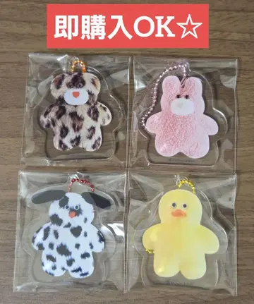 모조조조 아크릴 키링 4종