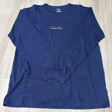 Sumika 네이비 긴팔 T셔츠 S XL