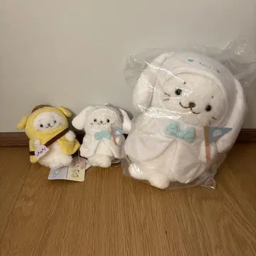 시로탄 봉제 인형 묶음 판매 폼폼푸딩 시나몬 산리오