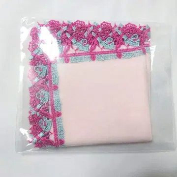 치카자와 레이스 25ans 한정판 손수건 핑크 미개봉 새상품 뱅상캉