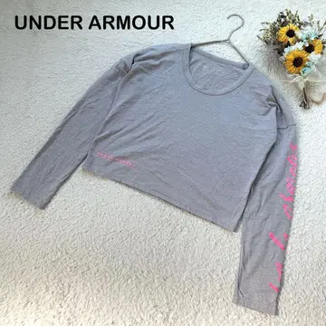 [ UNDER ARMOUR 언더아머 ] 숏 기장 긴팔 T셔츠 스포츠