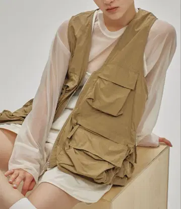 TODAYFUL Nylon Pocket Vest/나일론 포켓 베스트