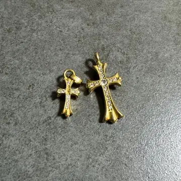 크로스 참 목걸이 남성용