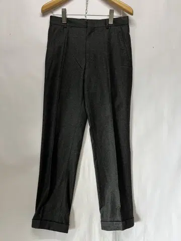 고급 dunhill 던힐 캐시미어 혼방 슬랙스 팬츠 그레이 사이즈 44