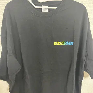 EGG BRAIN XL 사이즈 블랙 T셔츠