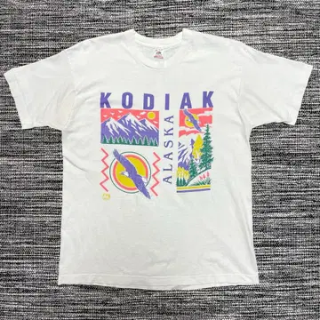 FRUIT OF THE LOOM 90s USA제 KODIAK 수베니어 T