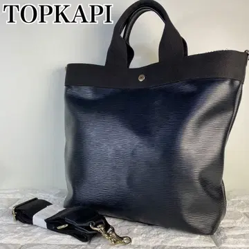 breath TOPKAPI 리플 토트백 2WAY 네오 가죽 블랙