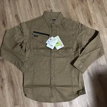 WORKMAN W685 긴팔 셔츠 L 카멜