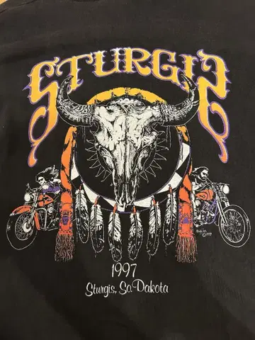 STURGIS 1997 Hanes Beefy-T