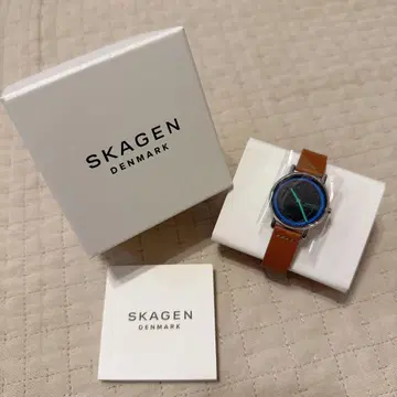 스카겐 SKAGEN 손목시계 가죽 덴마크 북유럽 새상품 SKW3116