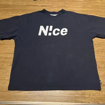 N!ce Tee (NAVY) 로고 티셔츠 나이스 샵