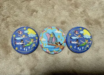 디즈니 자수 캔뱃지 3개 세트