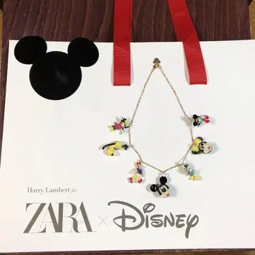 ZARA 해리 램버트 디즈니 콜라보 목걸이 새상품 구매 미사용