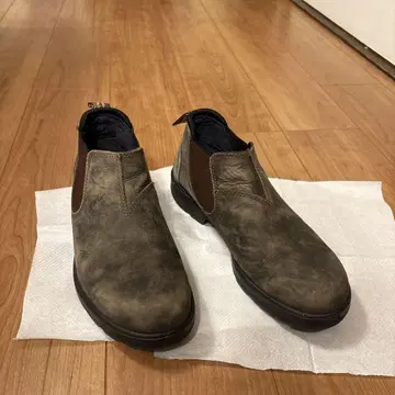 Blundstone 브라운 사이드 고어 부츠 사이즈 8