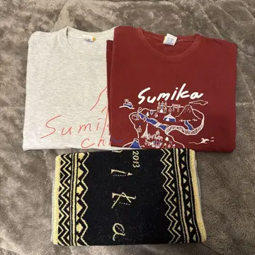 sumika 밴드 t셔츠 2장 타월 1장 세트