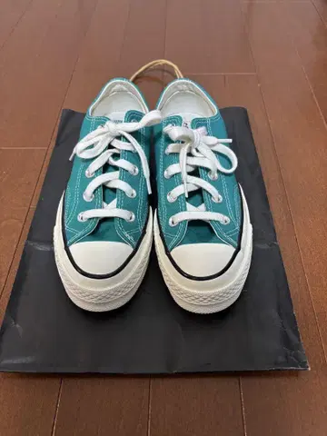 CONVERSE 척테일러 터콰이즈 로우컷 스니커즈