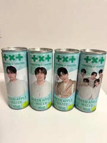 TXT 그린 애플 워터 4개 세트