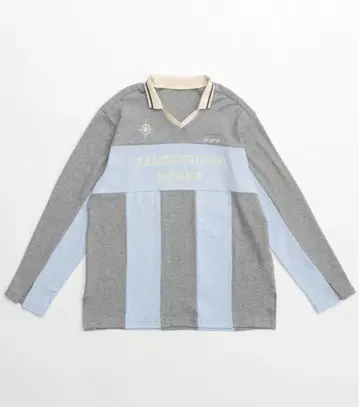 풀링 하트 스트라이프 롱 TEE