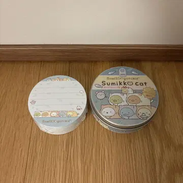 스미코구라시 캔 메모 푹신푹신 고양이 날씨 초기 레어