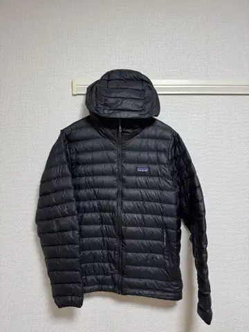 patagonia 다운 스웨터 후디 M 파타고니아 블랙