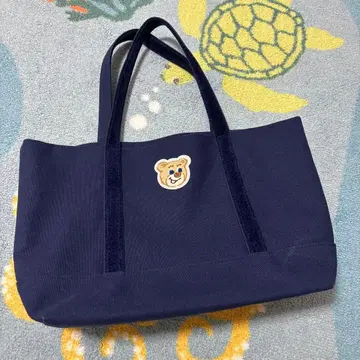 미사용 페이러 와펜 토트 대 네이비