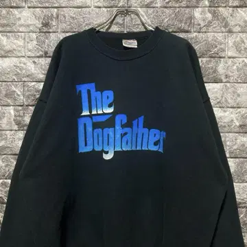 Hanes The Dogfather 스웨트 셔츠 XL 블랙