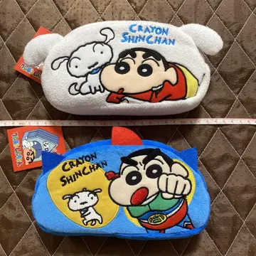 짱구는 못말려(크레용 신짱) 스퀘어 파우치 액션 가면 시로 레트로