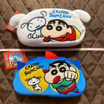 짱구는 못말려(크레용 신짱) 스퀘어 파우치 액션 가면 시로 레트로