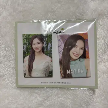 NiZiU SEASON'S GREETINGS 2022 마유카 캔뱃지