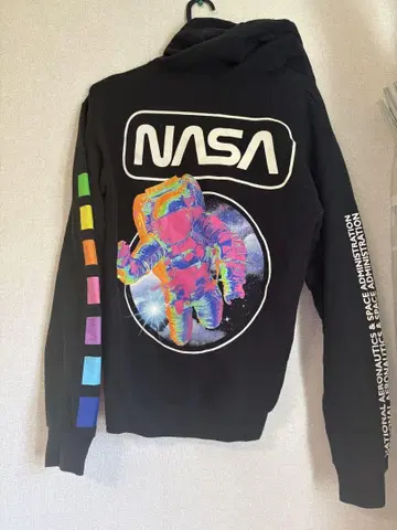 NASA 우주 비행사 그래픽 후드티 S/CH